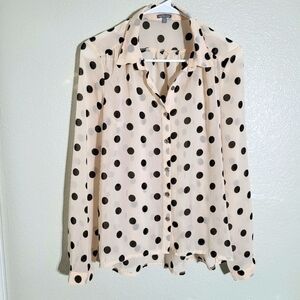 Charlotte russe  polka dot blouse